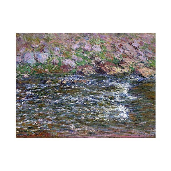 Claude Monet - Rapids on the Petite Creuse at Fresselines, 40x30 cm