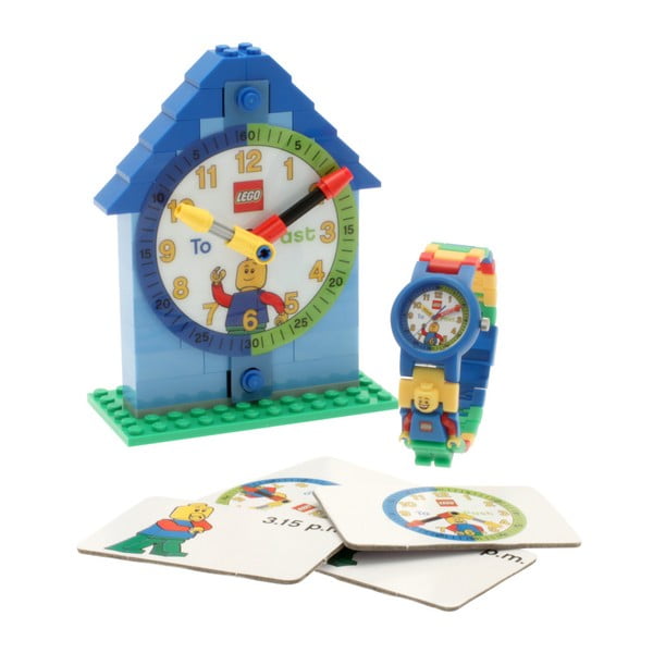Modra ura in izobraževalni komplet LEGO® Time Teacher