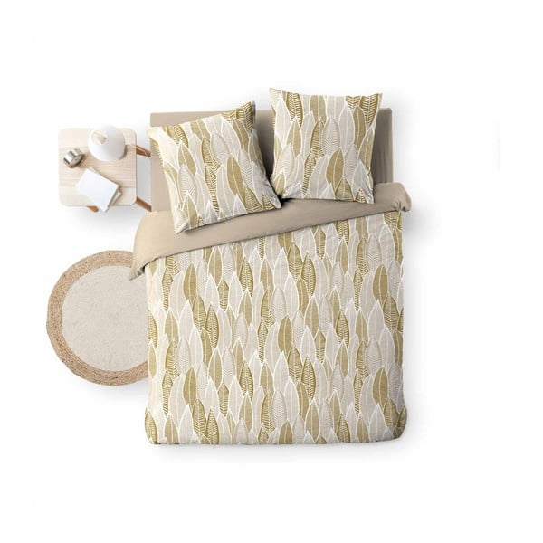 Oker rumena podaljšana posteljnina za zakonsko posteljo iz mikrovlaken 240x220 cm Kim – douceur d'intérieur-image-4