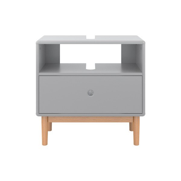 Siva omarica za pod umivalnik 66x45 cm Color Bath – Tom Tailor-image-2