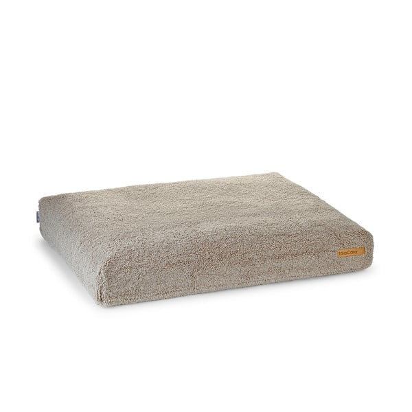 Bež ležišče za pse iz tkanine bouclé 120x90 cm Senso Greige L – MiaCara