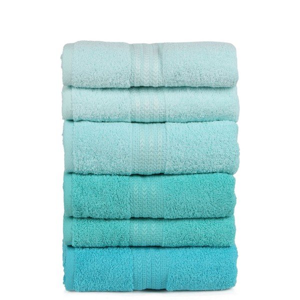 Komplet 4 brisač Rainbow Water, 70 x 140 cm-image-1