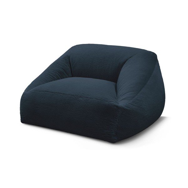 Temno modra vreča za sedenje iz umetnega krzna Lilibet – Bobochic Paris