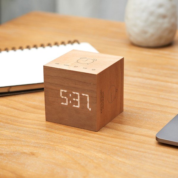 Digitalna budilka Cube Plus – Gingko-image-1