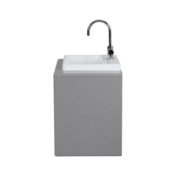 Siva omarica z umivalnikom brez pipe 80x62 cm Color Bath - Tom Tailor-image-3