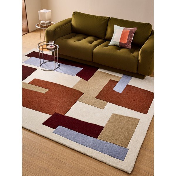 Ročno tkana volnena preproga 160x230 cm Venessla – MADE-image-1