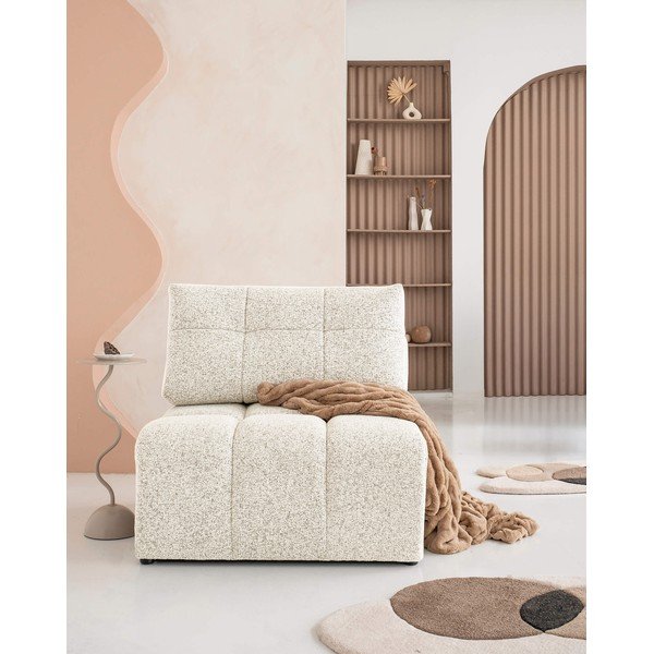 Kremno bel modul za sedežno garnituro Lulu – Miuform-image-1