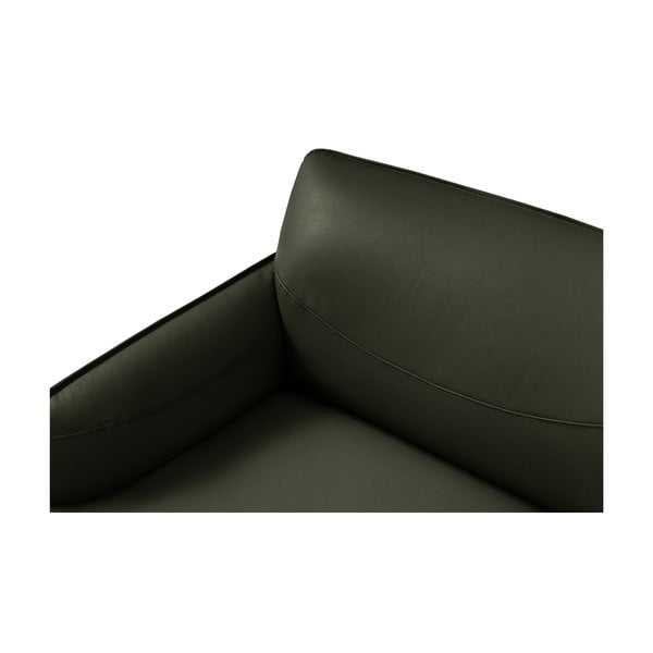 Zelena usnjena sedežna garnitura Windsor & Co Sofas Neso, 175 x 90 cm-image-1