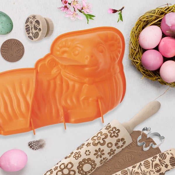 Silikonski model za pecivo v obliki jagnjeta 17x31 cm – Orion-image-1