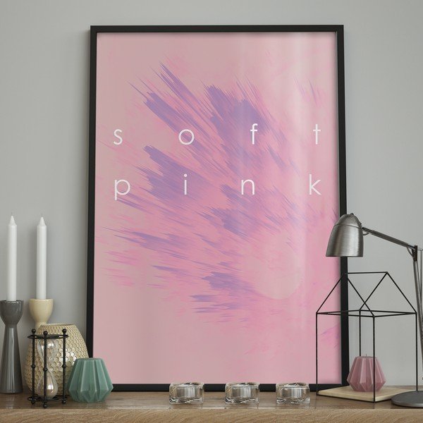 Plakat DecoKing Explosion SoftPink, 70 x 50 cm-image-1