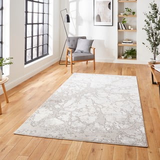 Svetlo siva/kremno bela preproga 80x150 cm Apollo – Think Rugs