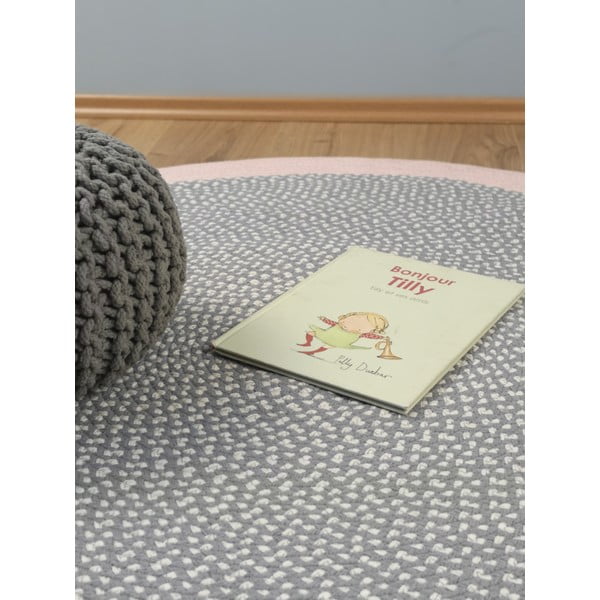 Otroška ročno izdelana preproga Nattiot Brenda Rose, ∅ 120 cm-image-4