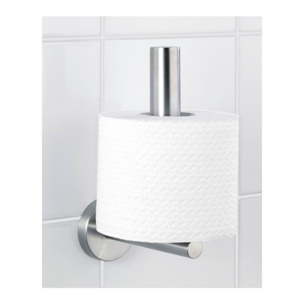 Stensko držalo za toaletni papir iz nerjavečega jekla v mat srebrni barvi Bosio – Wenko-image-1