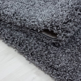 Temno siva okrogla preproga ø 80 cm Life – Ayyildiz Carpets