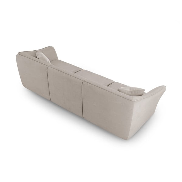 Bež sedežna garnitura iz tkanine bouclé 292 cm Tokyo – Cosmopolitan Design-image-2