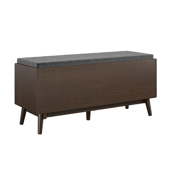 Rjavo stojalo za čevlje s klopjo Novogratz Brittany-image-4