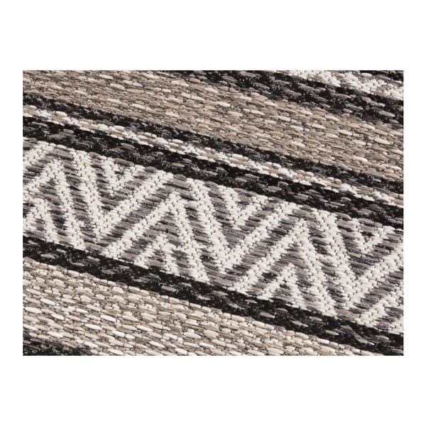 Črno-rjava zunanja preproga Elle Decoration Bloom Rodez, 80 x 150 cm-image-3