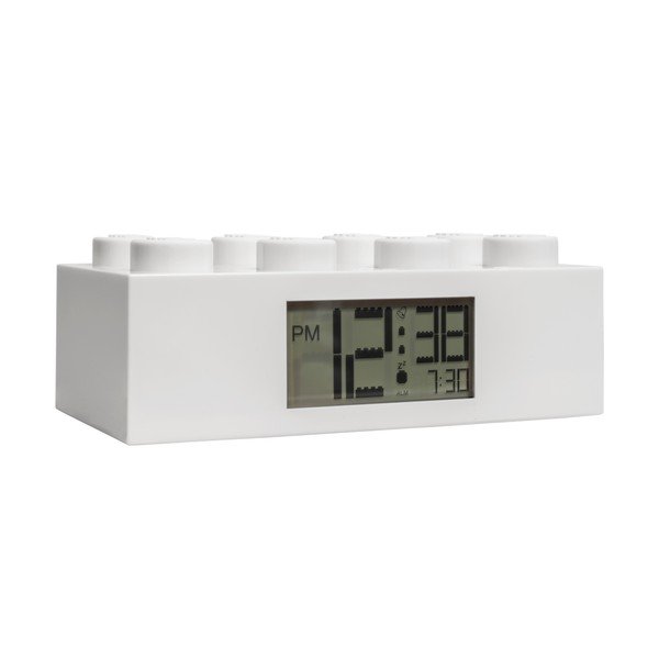 Bela digitalna ura z alarmom iz kock LEGO®-image-3