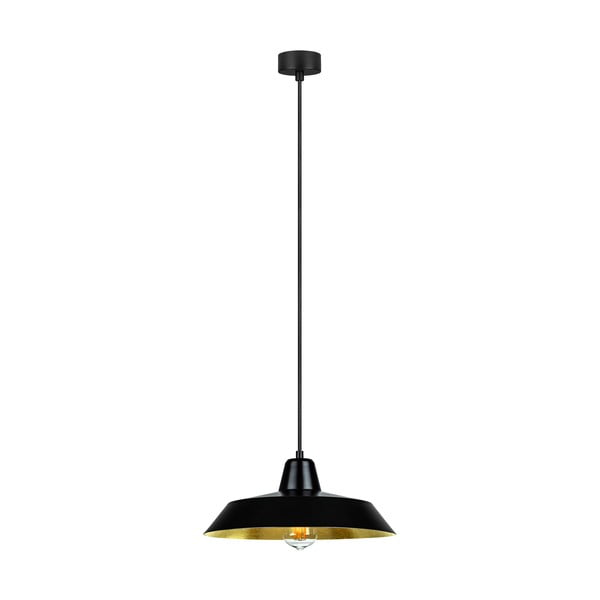 Črna viseča svetilka Sotto Luce Cinco, ⌀ 35 cm