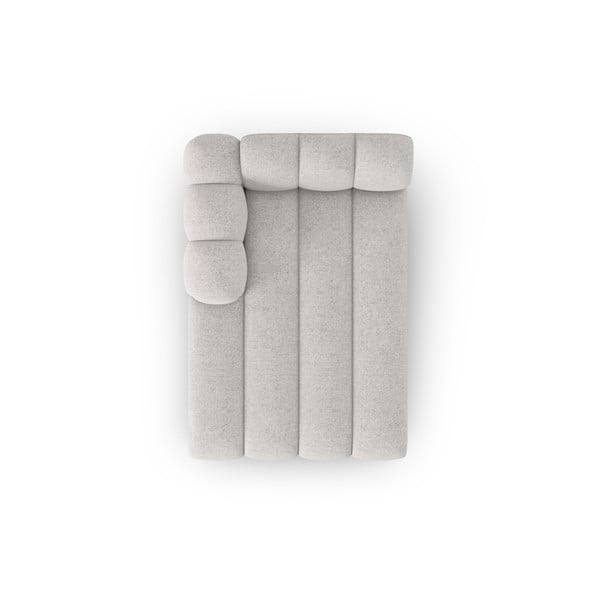 Svetlo siv ležalnik (levi kot) Lupine – Micadoni Home-image-3