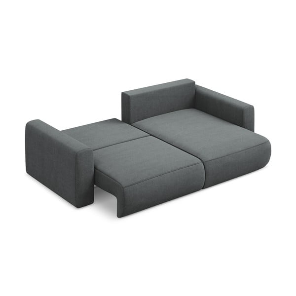Temno siva raztegljiva/s prostorom za shranjevanje kotna sedežna garnitura (desni kot/z ležalnikom) Kapua – Makamii-image-3