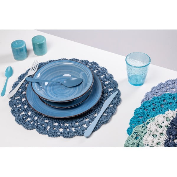 Papirnati pogrinjki v kompletu 6 kos ø 38 cm Uncinetto - VDE Tivoli 1996-image-1