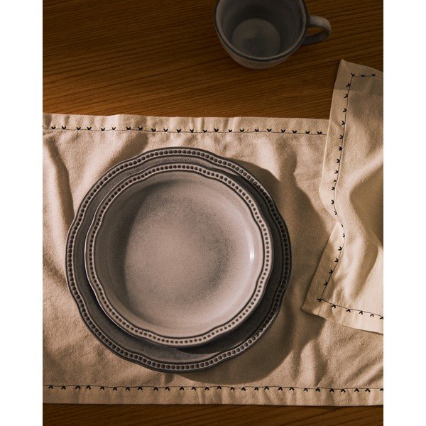 Moder keramičen krožnik ø 27 cm Dovec – Kave Home-image-1