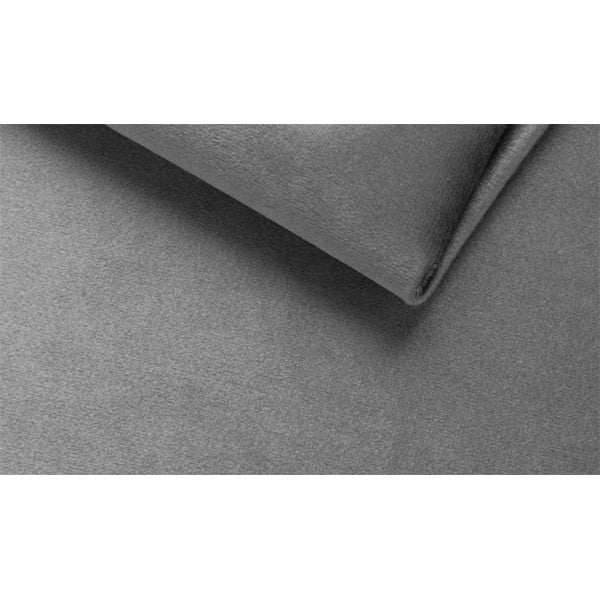 Svetlo siva žametna sedežna garnitura 185 cm Chelsea – Ropez-image-4