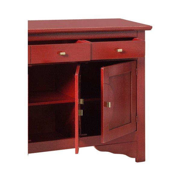 Rdeča kredenca Evergreen House Credenza-image-3
