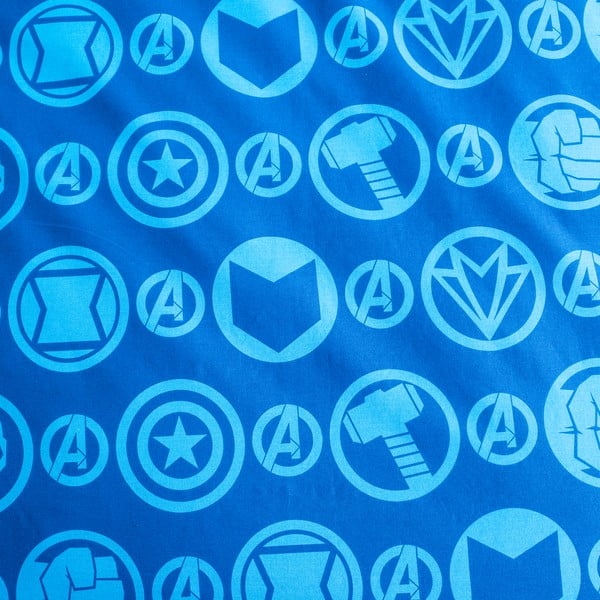 Otroška bombažna posteljnina s svetlečim učinkom 140x200 cm Avengers - Jerry Fabrics-image-4