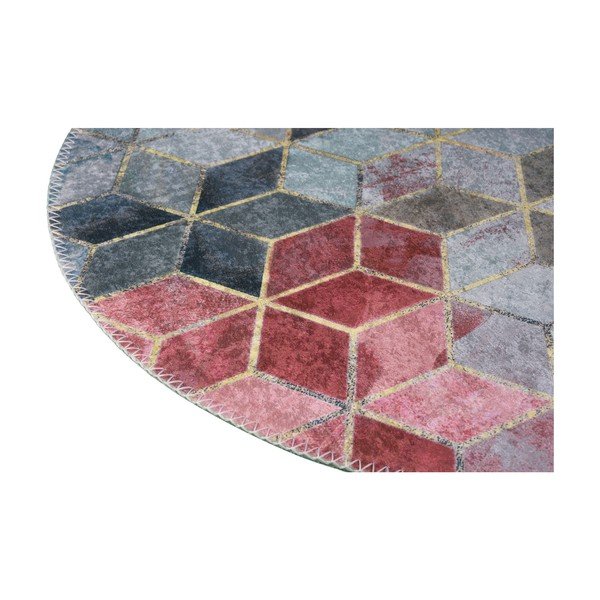 Rožnata/svetlo siva pralna preproga 120x180 cm – Vitaus-image-2