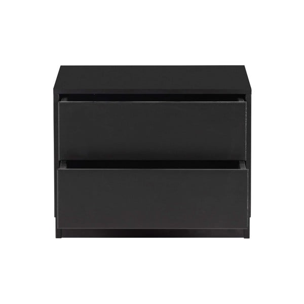 Črna modularna TV omarica iz masivnega bora 50x40 cm Finca – WOOOD-image-3