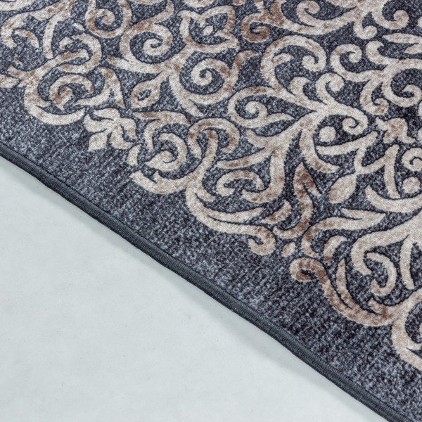 Antracitno siv pralen tekač 80x250 cm Fiesta – Ayyildiz Carpets-image-4