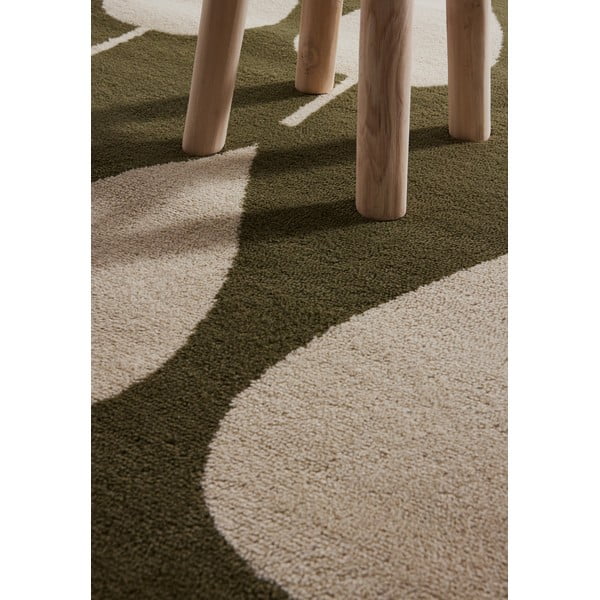 Kaki zelena otroška preproga 120x170 cm Lovely Leaves – Hanse Home-image-2