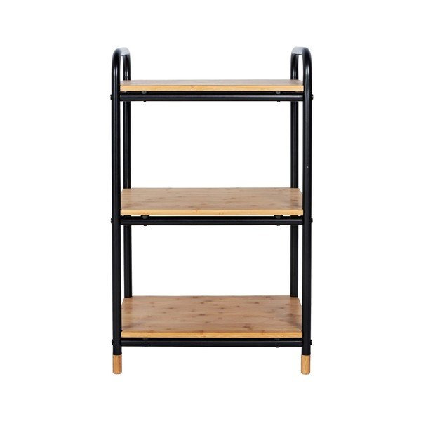 Črna kovinska kopalniška polica 42x69 cm Loft – Wenko-image-2