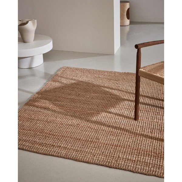 Ročno tkana preproga iz jute v naravni barvi 200x300 cm Madelin – Kave Home-image-1