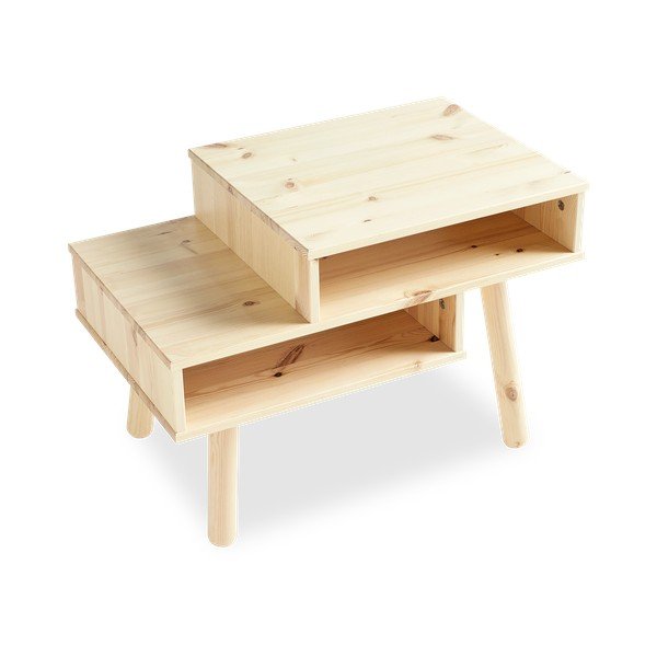 Klubska mizica iz borovega lesa Karup Design Hako-image-3