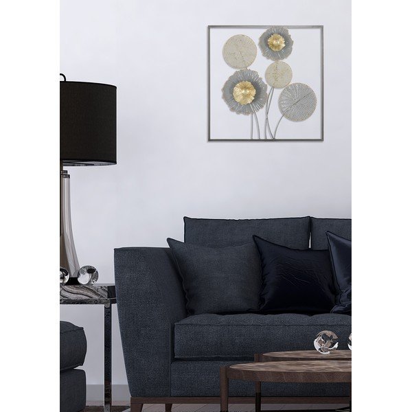 Mauro Ferretti Kovinsko stensko okrasje Squity, 50 x 50 cm-image-1