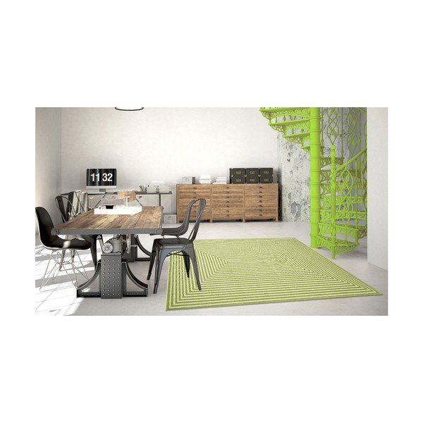 Zelena zunanja preproga Floorita Braid, 200 x 285 cm-image-4