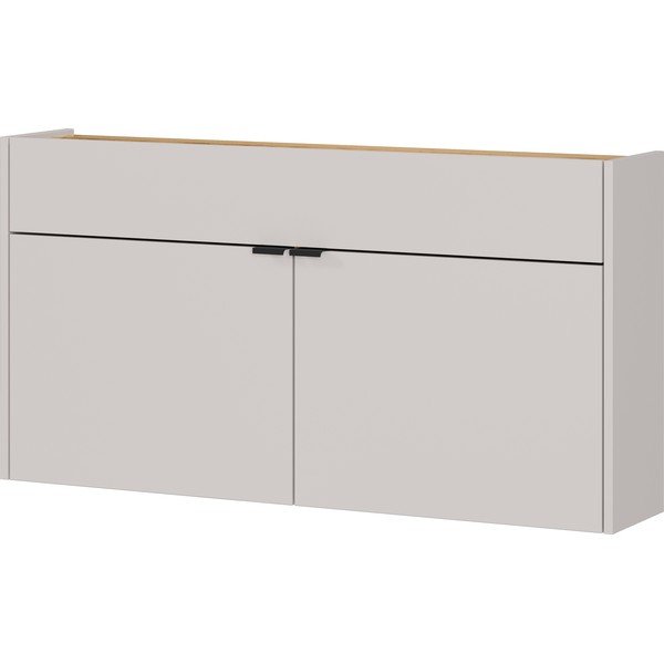 Kremno bela stenska omarica 110x57x22 cm Ameca – Germania