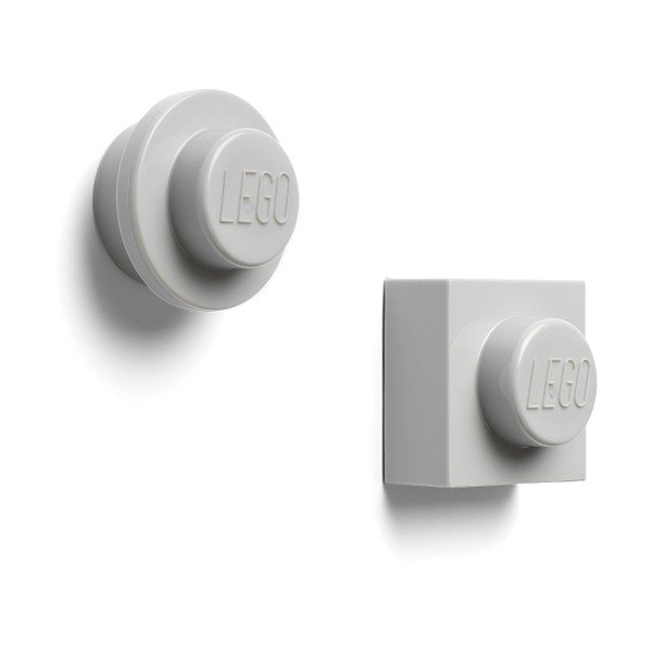 Komplet 2 sivih magnetov LEGO®