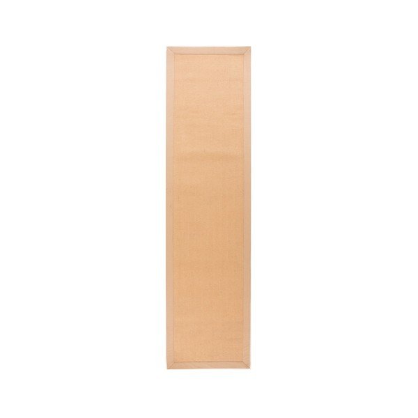 Flair Rugs Fibre Volnena tekaška preproga v ribji kosti, 68 x 300 cm-image-1