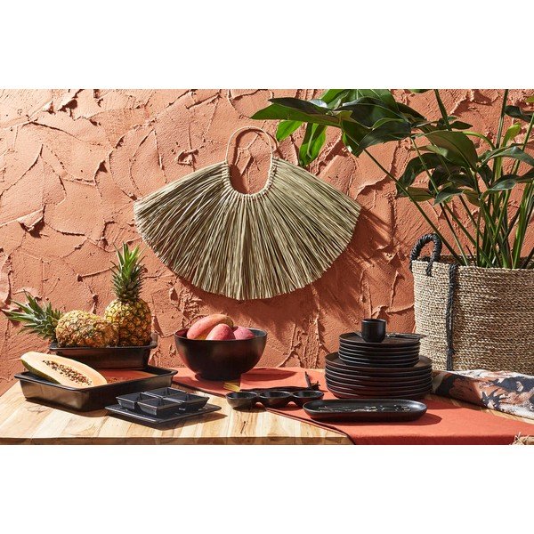 Črna lončena skleda ø 26 cm Ingrid - Côté Table-image-1
