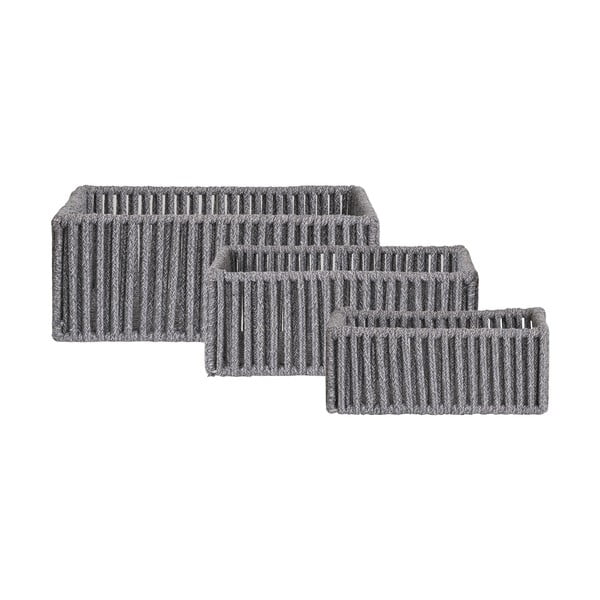Tekstilne košare v kompletu 3 ks 36x26x14 cm Arese – House Nordic