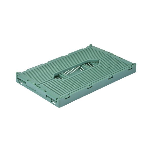 Svetlo zelena plastična škatla za shranjevanje 40x30x17 cm – Homéa-image-4