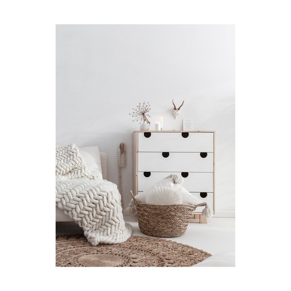 Komoda s štirimi predali Karup Design House Natural/White-image-3