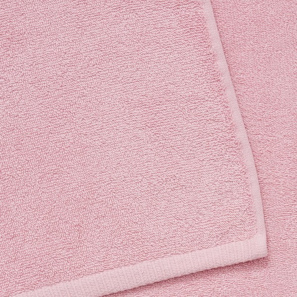 Rožnata hitro sušeča frotirna bombažna brisača 90x140 cm Quick Dry – Catherine Lansfield-image-2