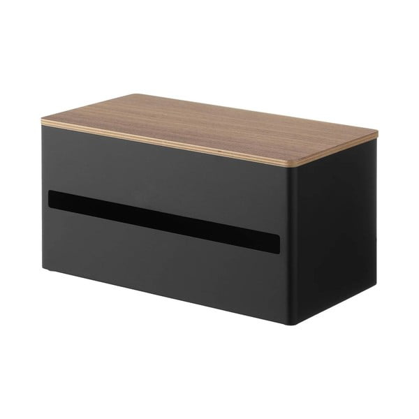 Črno kovinsko stojalo za papirnate brisače Rin – YAMAZAKI