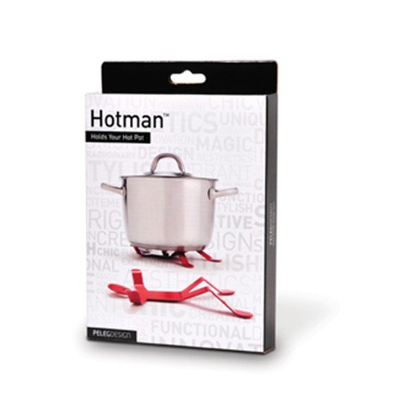 Podloga za vročo posodo, vroč človek, rdeča-image-4