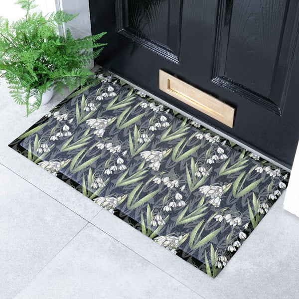Predpražnik 40x70 cm Lily of Valley x Celia Battaini – Artsy Doormats-image-1
